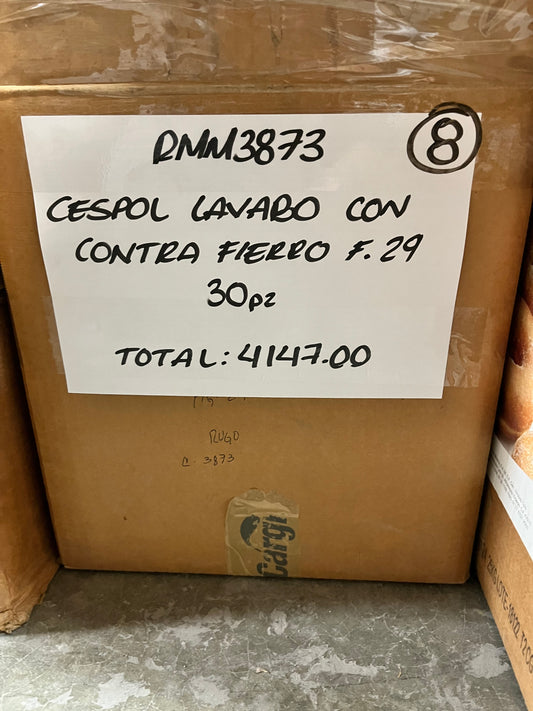 LOTE CESPOL LAVABO CON CONTRA FIERRO FIG.29