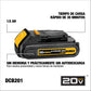 BATERIA 20V MAX COMPACTA (1.5AH)