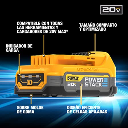 BATERIA COMPACTA POWER STACK 20V 1.7AH